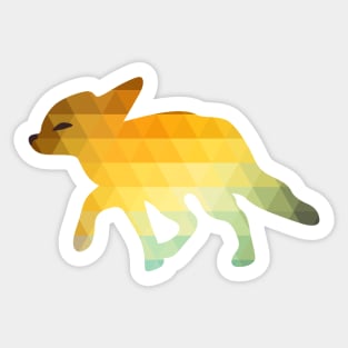 Little Graphic Fox Sticker